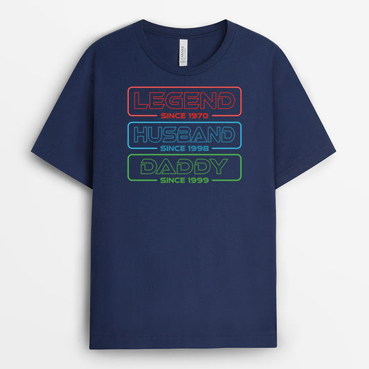 4760AUK2 personalized grandfather gift legend husband dad grandpa shirt 4760AK8NB