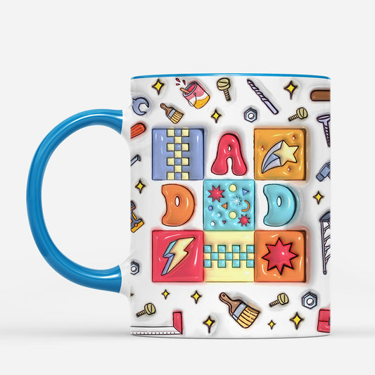 4770MUS2 3d printing effect custom dad mugs cute gifts for fathers day 4770M