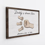 4815CUS2 personalized gifts for dads daddys dream team wooden canvas 4815C6Q5B_d3ef54ec 53bd 46d8 935b 5aae5cfd848f