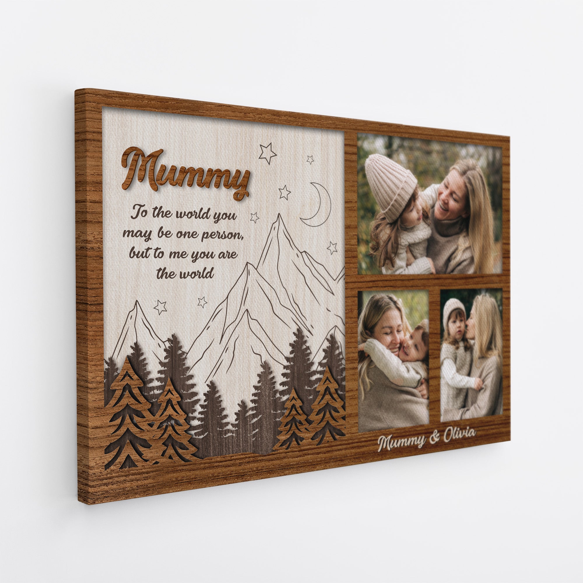 4818CUK2 personalised daddy my world canvas 4818C5ITB