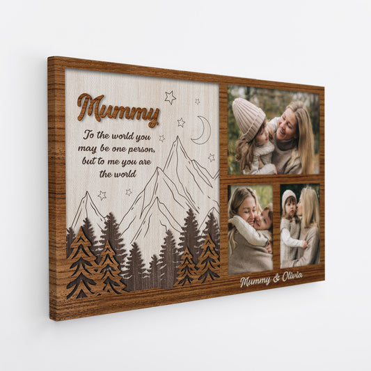 4818CUK2 personalised daddy my world canvas 4818C5ITB