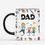 4824US2 3d printing effectpersonalized grandad present man myth legend mug 4824