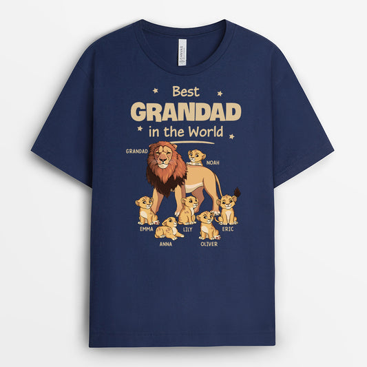 4829AUK2  personalized dad gifts best lion daddy in the world t shirt 4829A5L8B_06cacdcb 3560 4906 889e d1567dcab717
