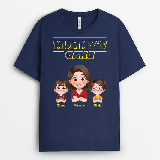 4852AUK2 personalized gifts for dad best daddys gang t shirt 4852A3YAB