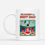 4860MUK1 personalized mug for dad we scored the best dad  4860M3YAB