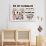 4864CUK3 personalized canvas for dad our children having you as their daddy art 4864C6YTB