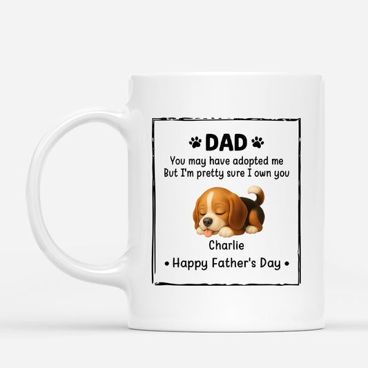 4878MUK1 personalized fathers day mugs funny gifts for dog dads 4878MKYMC