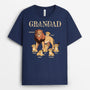 4882AUK2 personalized t shirt for dad the best daddy 4882A5L8B