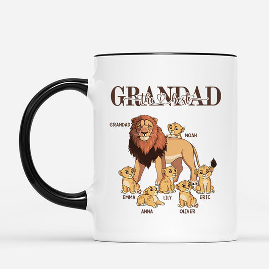 4882MUK2 personalized gift for dad the best lion daddy mug 4882M5L8B