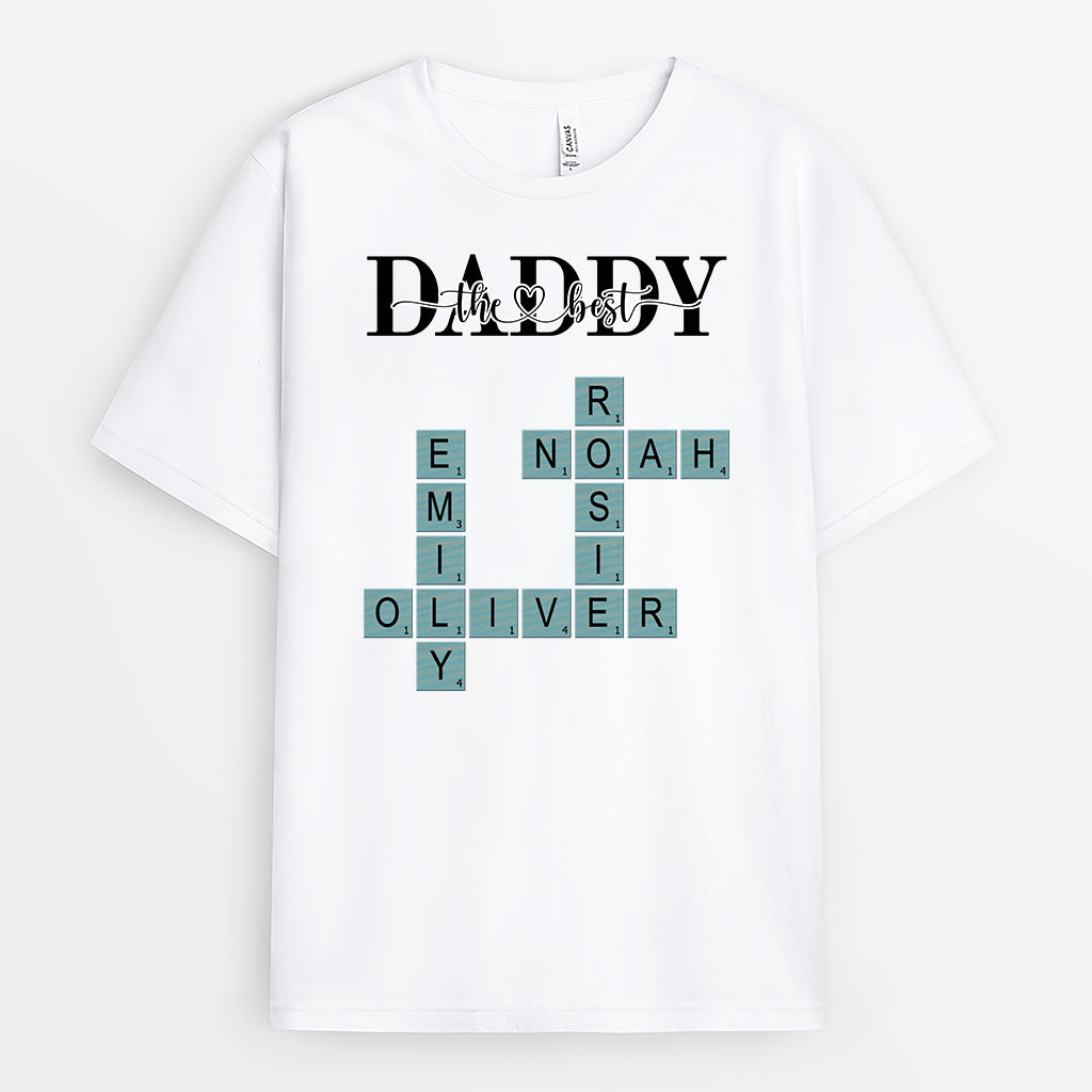 4884AUS1 personalized dad gifts best daddy crossword t shirt 4884A_cab90c20 006f 49ee 885c 2f5b35815545
