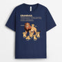 4890AUK2 personalized dad gifts lion daddy man myth legend t shirt 4890AKL8B