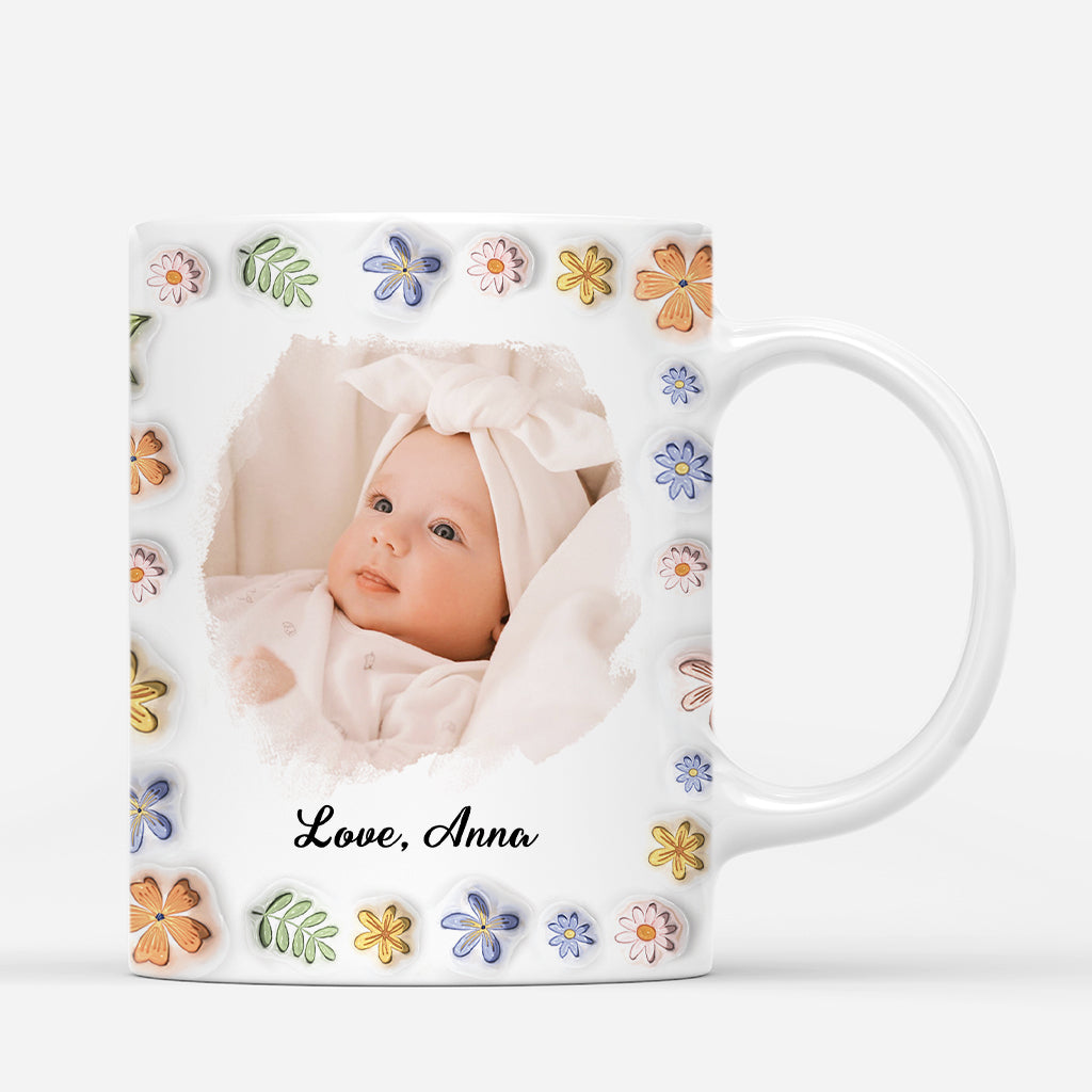 4917MUS3 custom dad presents hi dad i love you photo 3d mug 4917M8M5B
