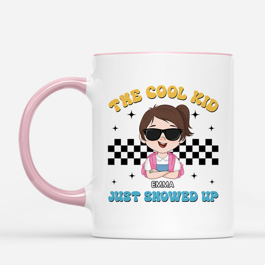 4937MUS2 personalized gifts for kids the cool kid just showed up mug 4937MKQTK