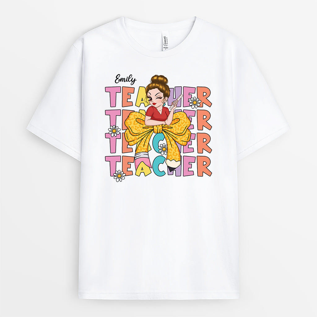 5020AUS1 personalized teacher t shirts_ gifts for female teachers 5020A