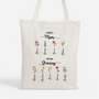 5040BUK1 personalised first_ mum now granny tote bag for grandma 5040bttna