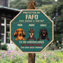 5087QUK2 custom dog gifts for owners funny no trespassing wood sign 5087QKYMC