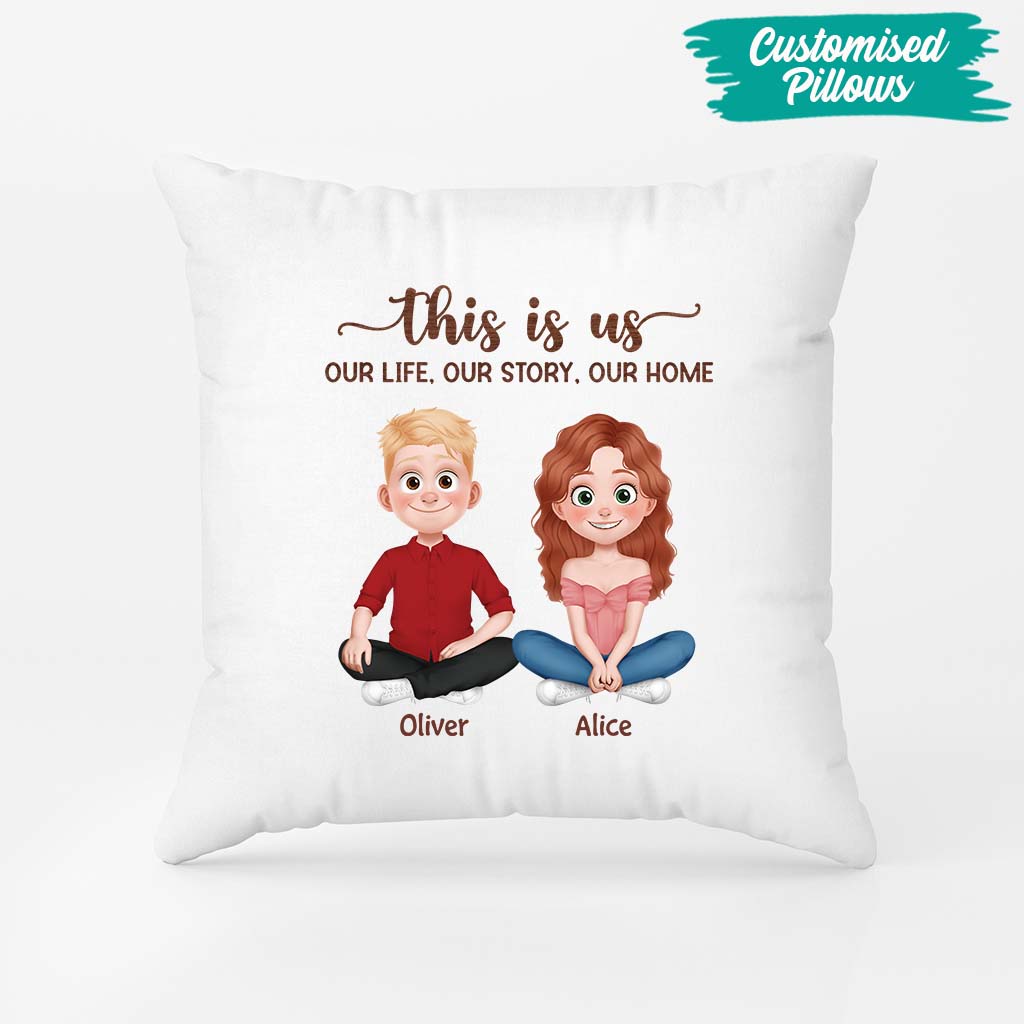 5091PUK2 this is us pillow personalized gifts for couples 5091P