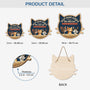 5123QUK3 custom keep door closed sign wooden funny gifts for cat lovers 5123Q3GMD