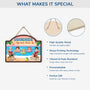 5127QUS4 custom gifts for grandparents grandkids spoiled here wood sign 5127Q3MAI