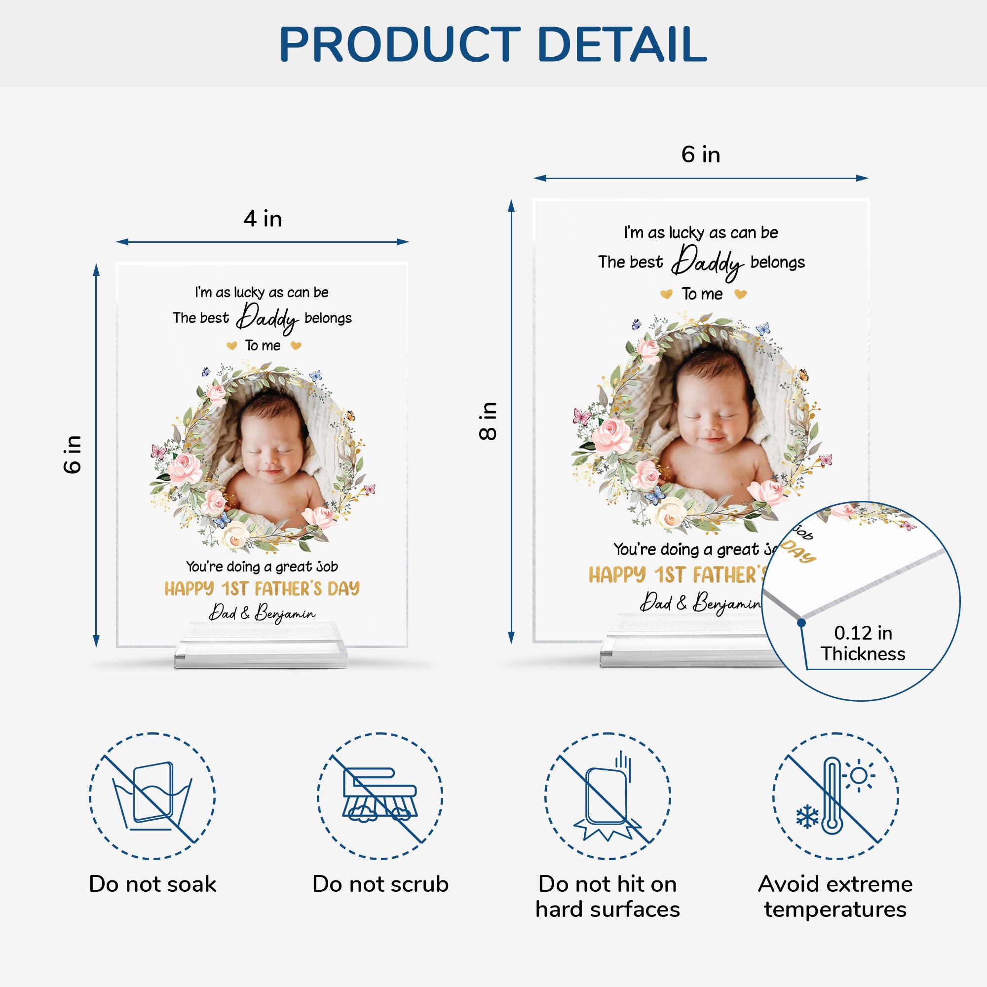 5139RUS4 personalized acrylic photo plaque first mothers day gifts 5139R86AB_69dd536b 72f7 4616 902a edf993fc0f5d