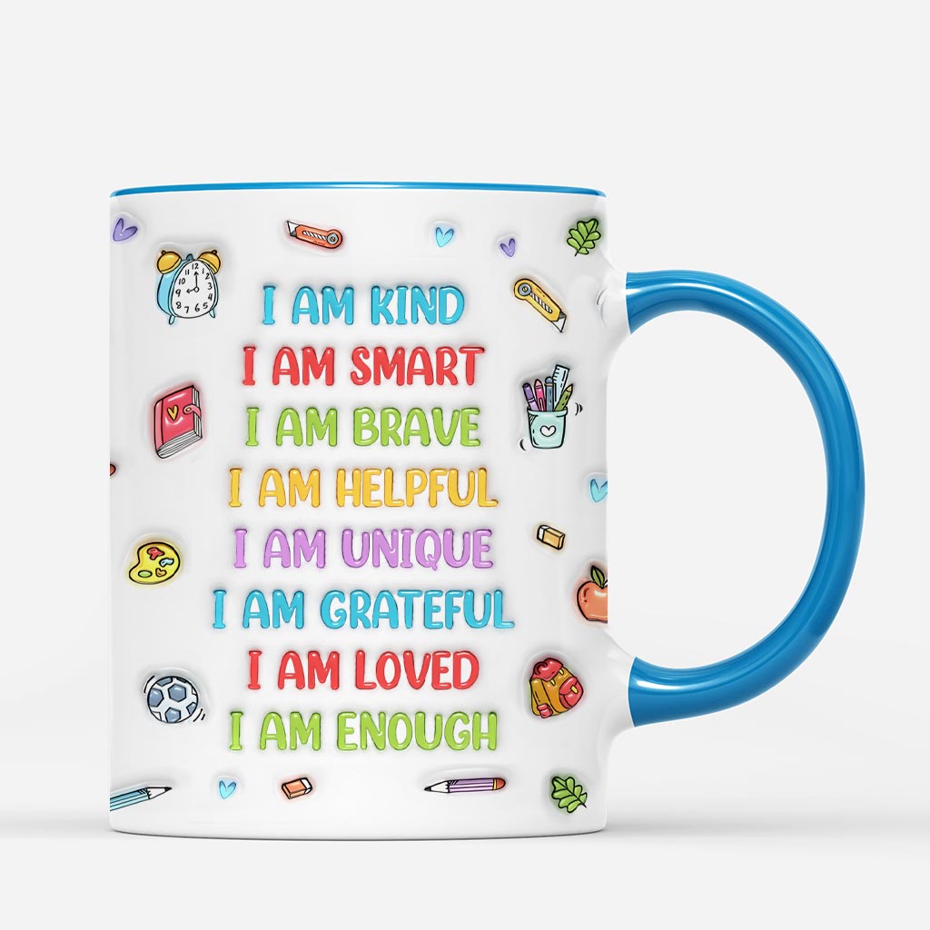 5143MUK3 3d printing effect personalized kids gifts_ affirmation mug 5143MKGAK