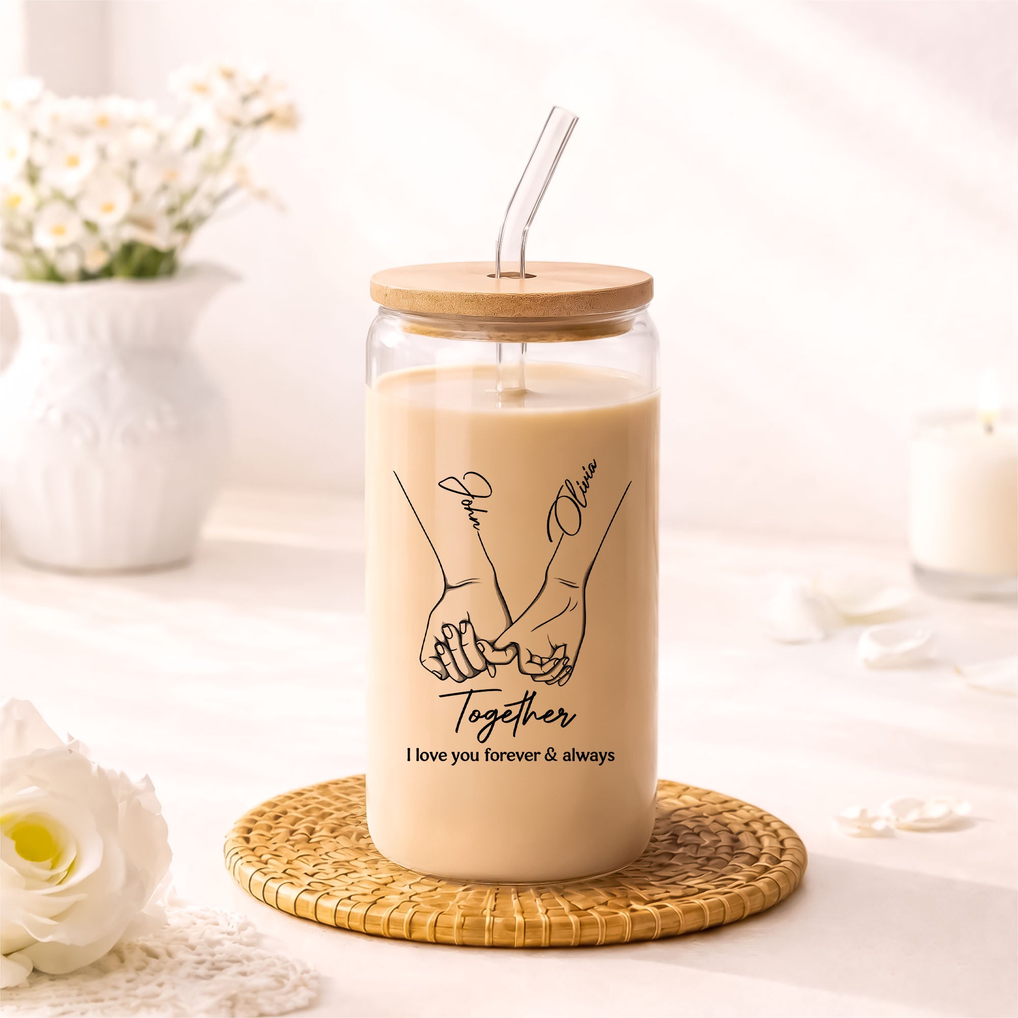 5150AUK1 personalised from our first kiss to our last breath_ glass cup for couples 5150attvng_2