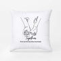 5150PUS1 personalized couple pillow from our first kiss to our last breath_ 5150PTLNG