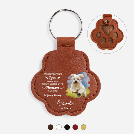 5154AUK1 personalised pet fur memorial keyring with photo for dogcat lovers 5154ajtpnc
