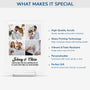 5180RUS5 personalized couple gifts acrylic plaque with stand with photo 5180R665G