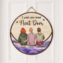 5198QUK2 personalized wooden signs i wish you lived next door gifts 5198Q3ZZF
