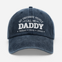 5201AUK1 personalised my favourite people call me grannygrandaddadmum washed cotton cap 5201aj8fnb