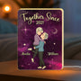 5205LUS2 personalized couple gifts together since light box 5205L8MTG