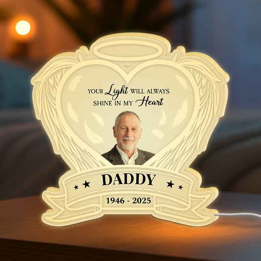 5240LUS2 custom memorial gifts_ your light will always shine_ light box 5240L6LTA