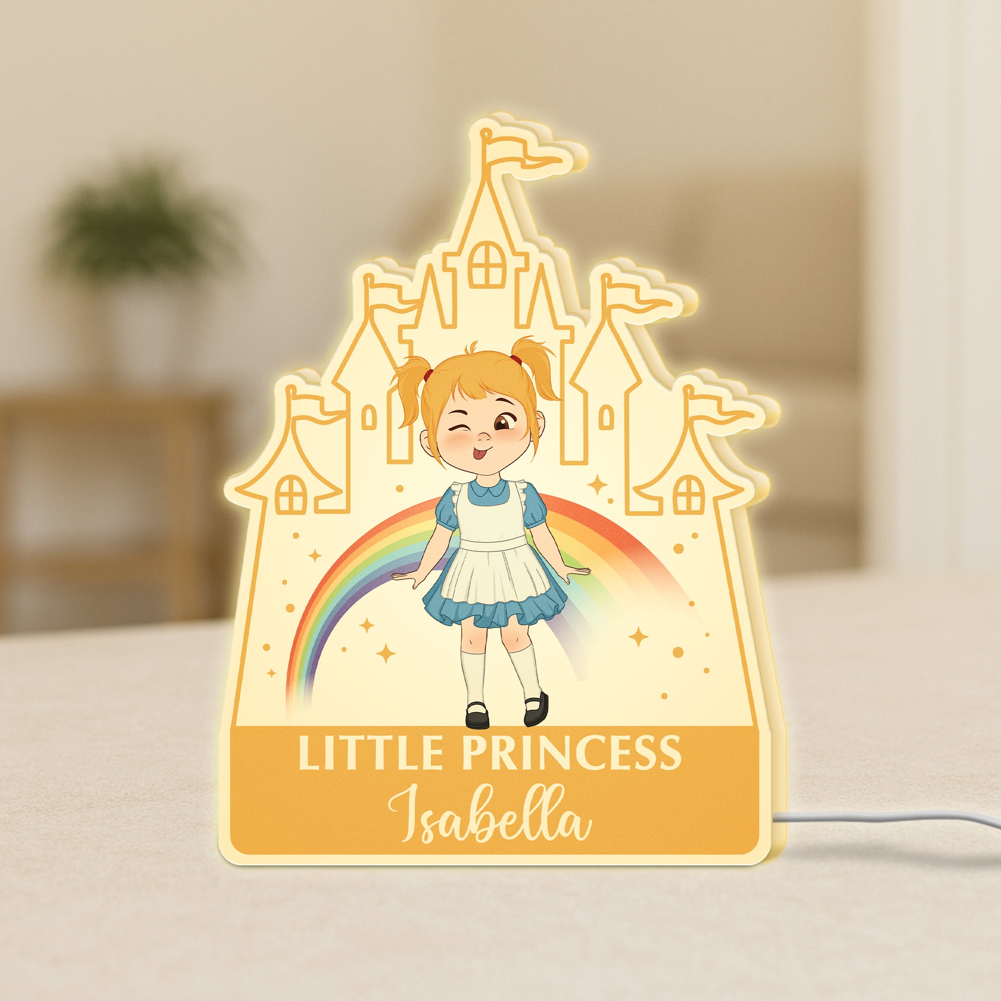 5248LUK1 personalized gifts for kids castle light boxes 5248LKGZK