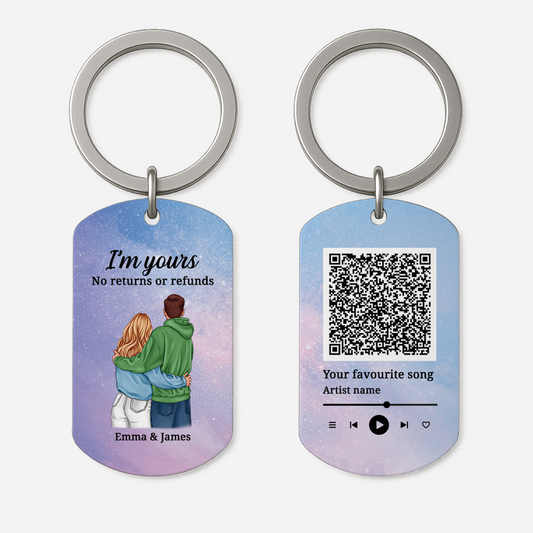 5255JUK1 custom music keychain_ romantic gifts for couples 5255J8N5G