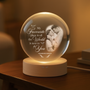 5261LUK2 personalised memorial photo crystal ball lamp for couples 5261lcfzg