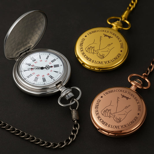 5334OUS2 personalized pocket watches romantic couple gifts 5334OTQ5G