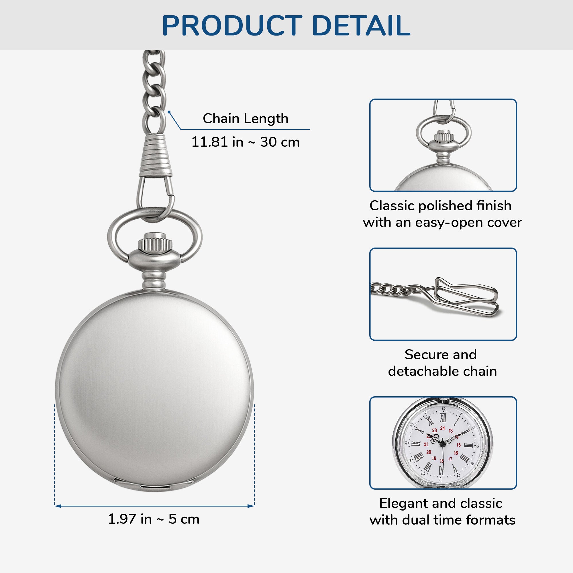 5334OUS3 personalized pocket watches romantic couple gifts 5334OTQ5G