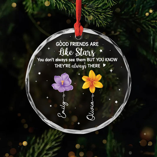 5342OUS1 personalized glass ornaments good friends are like stars gifts_ 5342OKVAF_39cb9071 b376 4b0d b1c6 2c8ca217b2ab