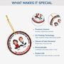 5345OUS4 personalized gifts for friend ceramic christmas tree ornaments 5345O8ZCF