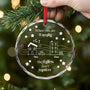 5357OUS2 personalized glass ornaments christmas gifts for family 5357OTQCI
