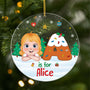 5371OUS1 acrylic initial ornaments personalized christmas gifts for kids 5371OKQ5K