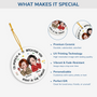 5404OUS4 custom ceramic ornaments funny christmas gifts for friends 5404O