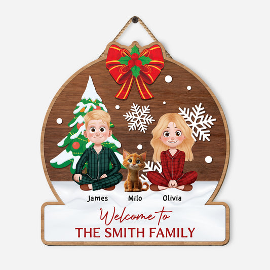 5409QUK1 personalized wooden family sign_ xmas gifts for cat lovers 5409QKZND