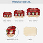 5434OUS3 custom christmas gifts for cat lovers 2 layered wood ornament_ 5434OTLAD