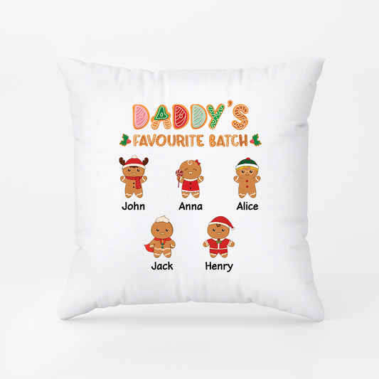 5438PUK2 custom gifts for grandma christmas gingerbread man pillow_ 5438PKZ0A