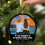 5453OUS2 custom 2 layered wood ornament_ funny xmas gifts for friends 5453O8LTF