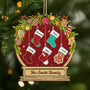 5455OUS1 personalized xmas gifts for family 2 layered wood ornaments_ 5455OTQQI