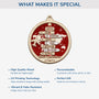 5459OUS4 custom christmas gifts for travelers_ 2 layered wood ornament_s 5459OTTZR