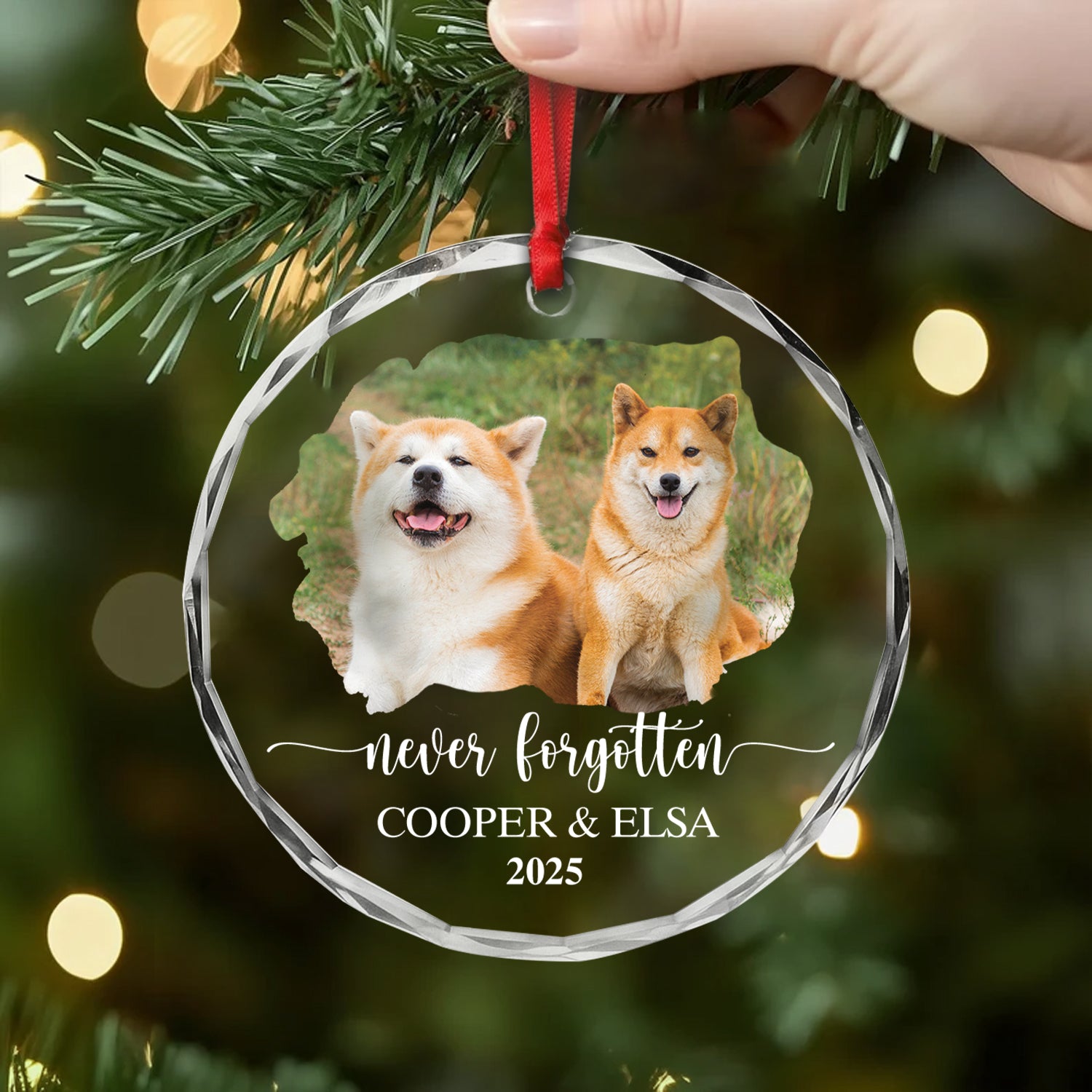5460OUS2 personalized dog memorial gifts glass photo ornaments_ 5460OKHCC_696cfa55 c2f4 4348 ac4e a5e864be6f5a